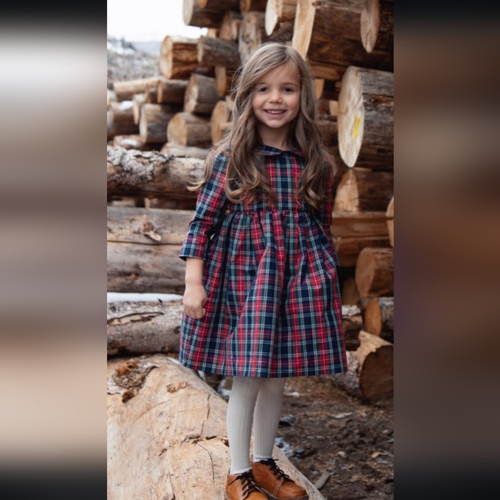 Plaid Red Tartan Dress Dotti Holiday Formal